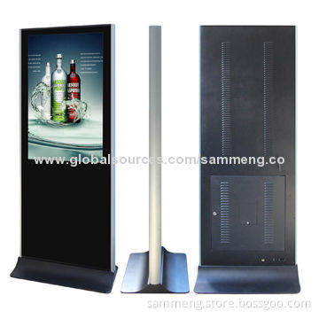 42-inch Full HD 1,080-pixel Floor Standing Touch Screen Advertising Players, 2000:1 Contrast Ratio